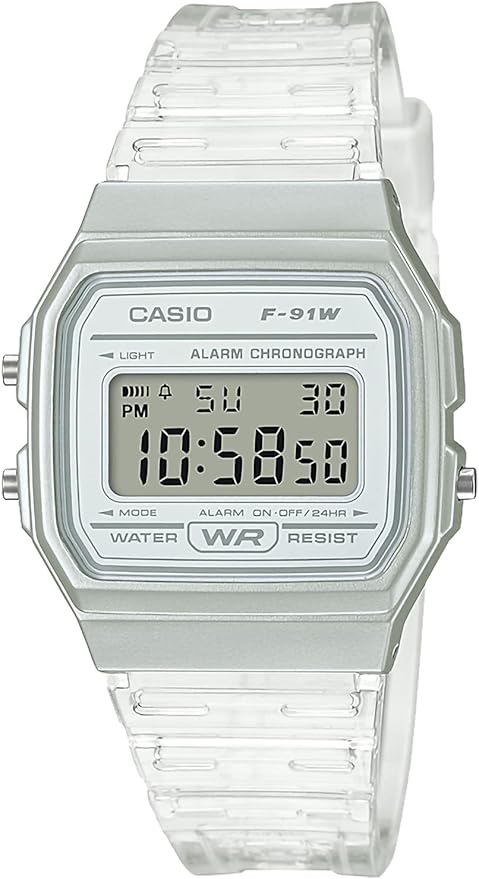 Casio F-91WB-7A White