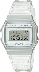 Casio F-91WB-7A White