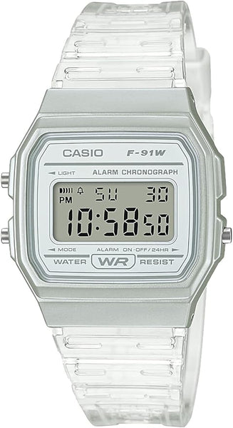 Casio F-91WB-7A White