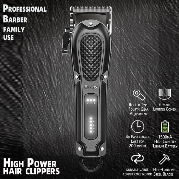 Hair Clippers for Men Professional - Cordless