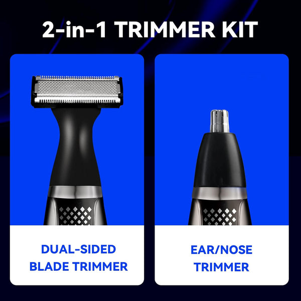 FLOVES Men's Beard Body Trimmer Kit