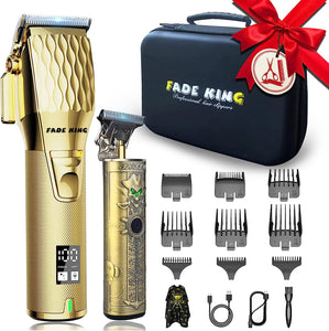 Professional 2St Metall Hair Clippers - ASHER