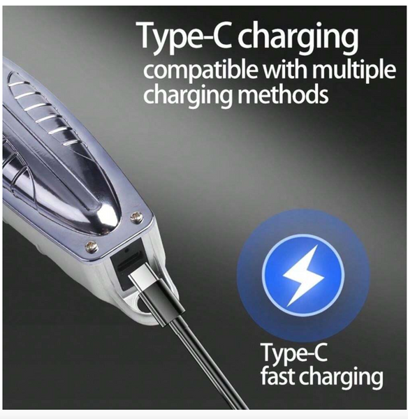 Professional Cordless Hair Salon USB Charging, Cordless Hairdresser, Beard Trimmer, Durable T-Blade