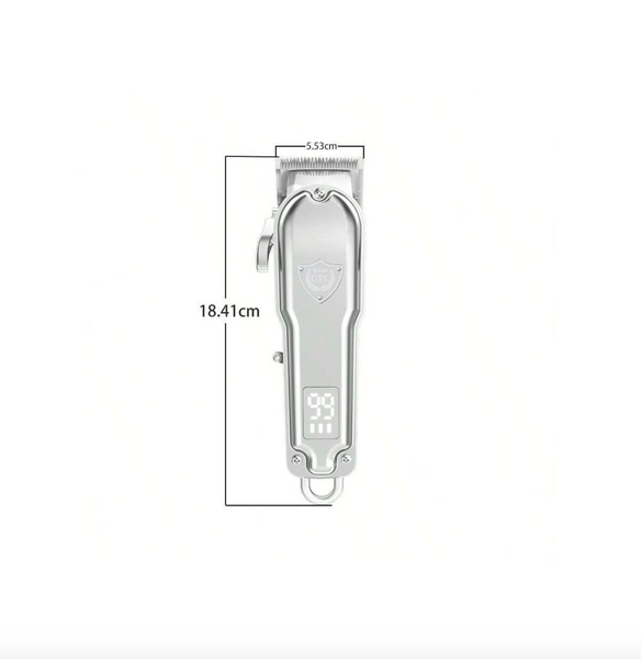 GTS Cordless Electric Hair Clipper With Digital Light Display 2000mAh Oil Head