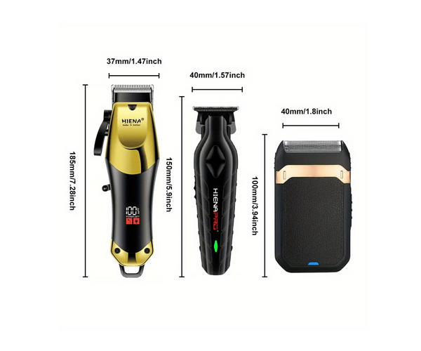 3-in-1 Professional Trimmer Set – Everything You Need for Perfect Styling