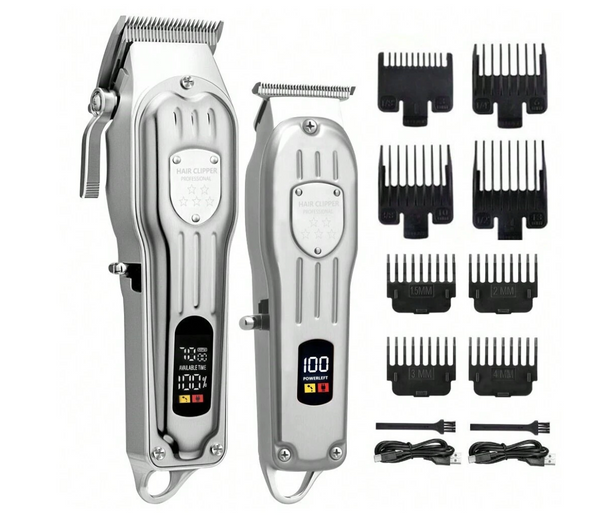 ProTrim Silver Edition – Professional Hair Cutting Set for Men