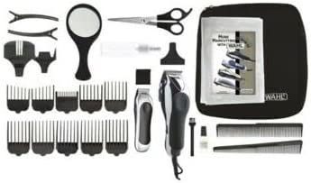 Wahl Deluxe Chrome Pro Hair Clipper, Trimmer and Nose Hair Remover Gift Set for Men - ASHER