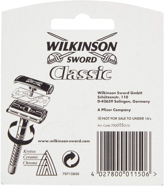 Wilkinson Sword Klassiska Rakblad Paket med 10 - ASHER