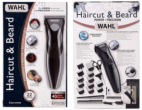 Wahl 9639-816 hårklippning och skäggklippare - ASHER